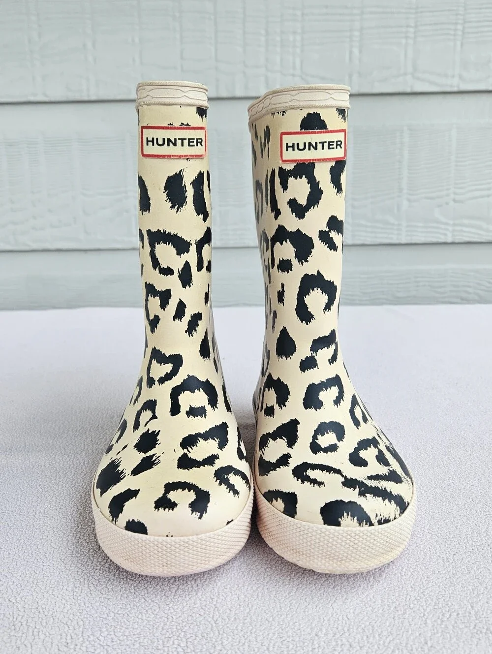 Hunter Kids First Classic Hybrid Print Rainboot Cheetah Leopard US 11 UK 10